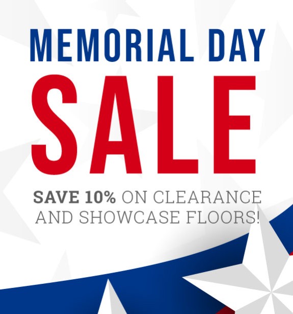Memorial Day Flooring Sale