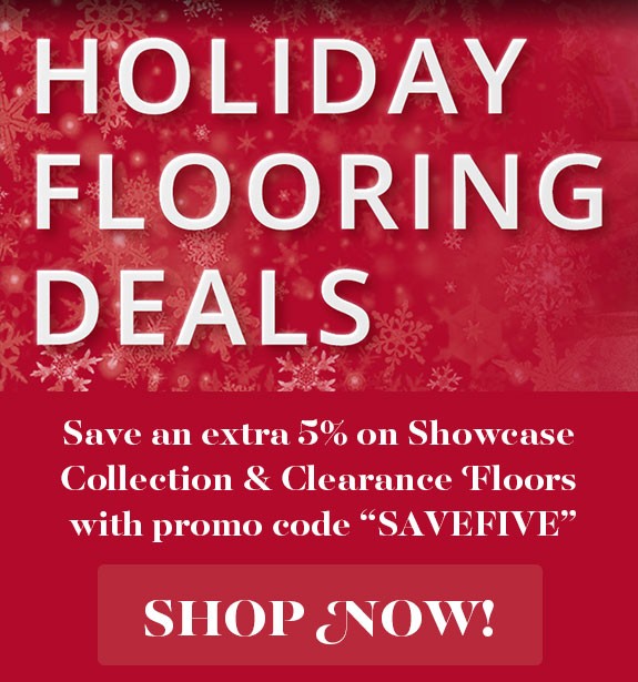 Holiday Flooring Deals - Carpet, Luxury Vinyl Plank, Sheet Vinyl, & Hardwood Floors