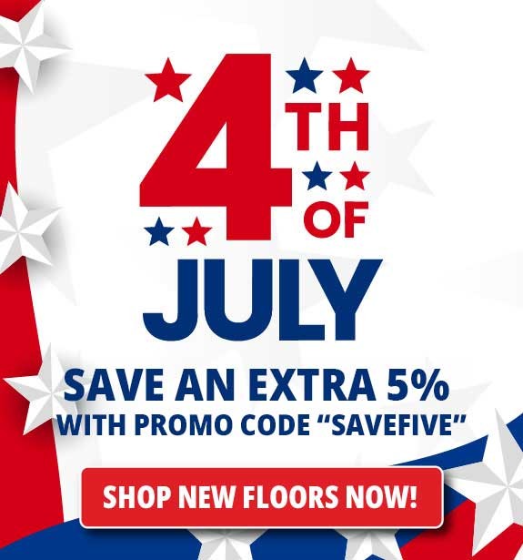 July 4th Flooring Sale - Carpet, Luxury Vinyl Plank, Sheet Vinyl, & Hardwood Floors