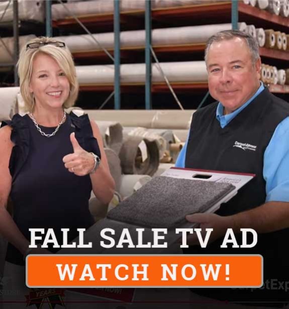 Fall Sale TV Commercial - You don't need AI to know where to buy new floors. Just common sense and Carpet Express!