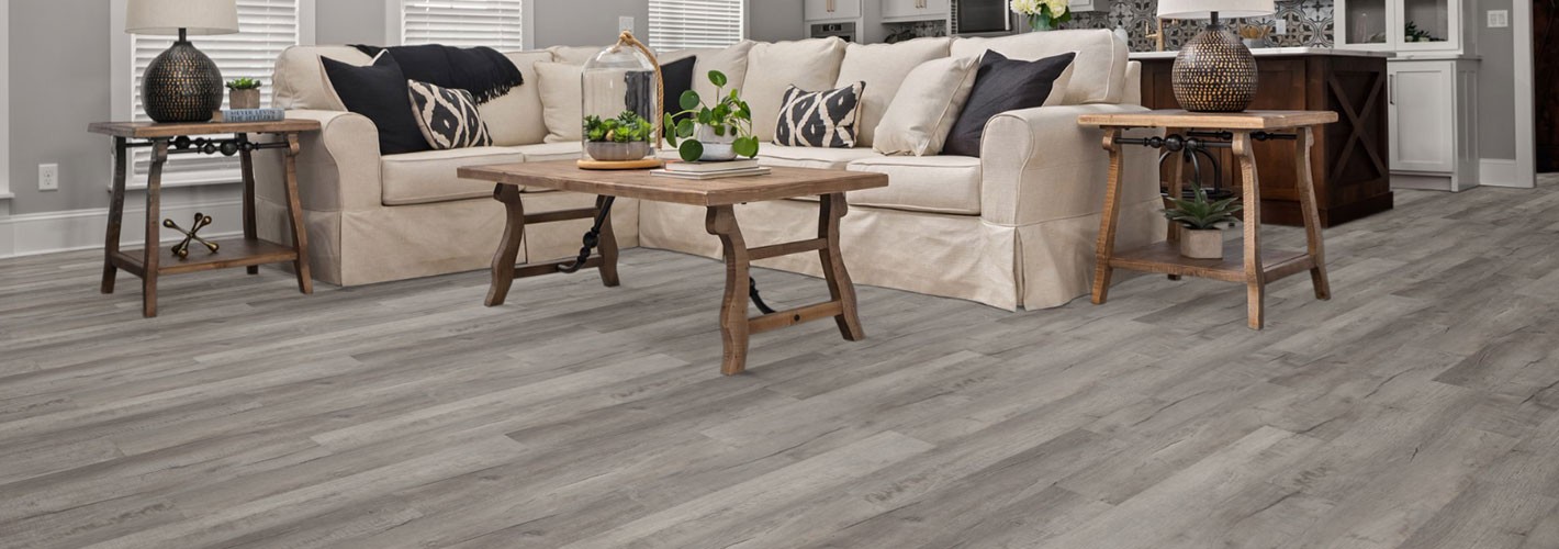 Armstrong Luxe Plank with Rigid Core A6422 Soho Gray 6 x 48 Vinyl Pl