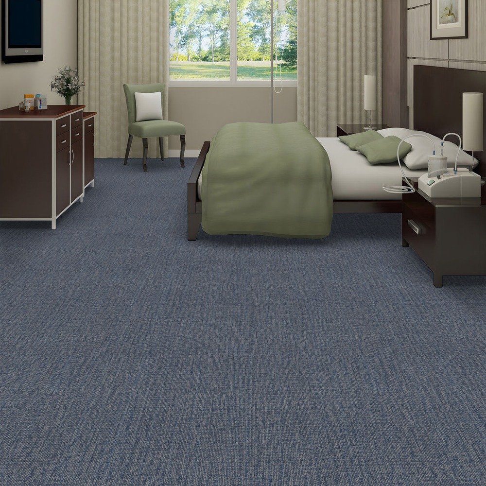 Muted Rhythms Broadloom - Larkspur