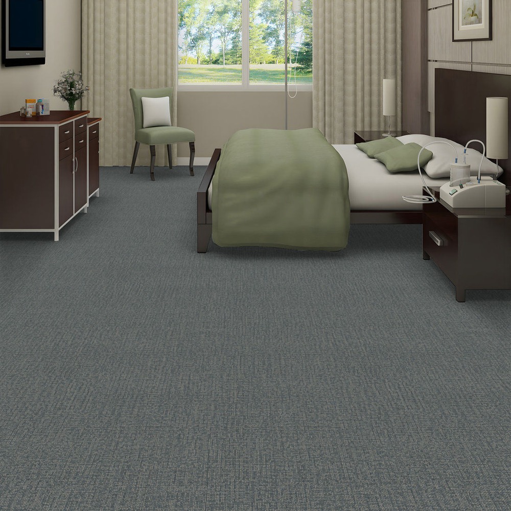 Muted Rhythms Broadloom - Peacock