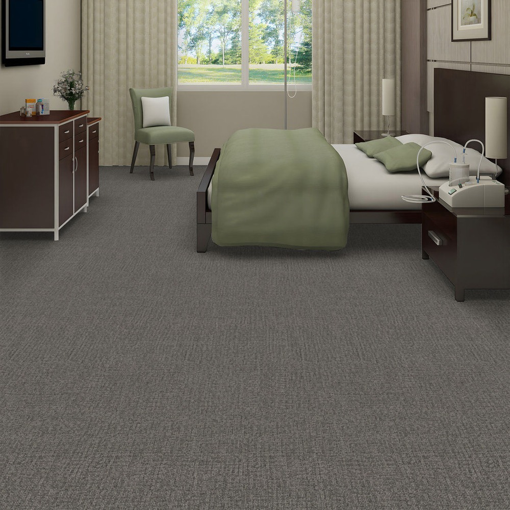 Muted Rhythms Broadloom - Gauntlet Grey
