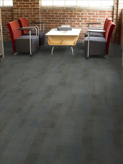 Intrigue Carpet Tile - Silver Streak