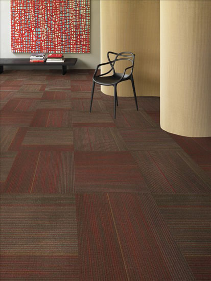 Tangle Carpet Tile - Flirt