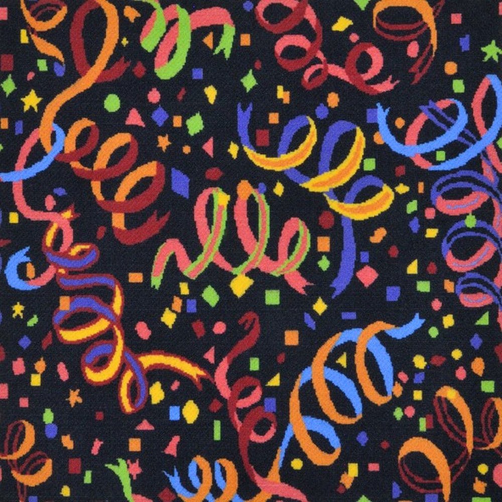 French Quarter Carpet Tile - Black