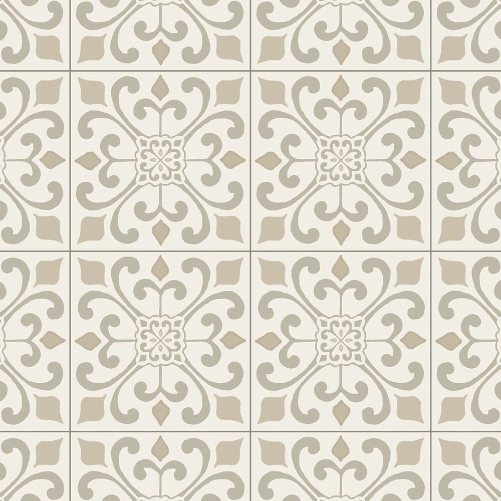 CushionStep Better Amador Medallion - Creme