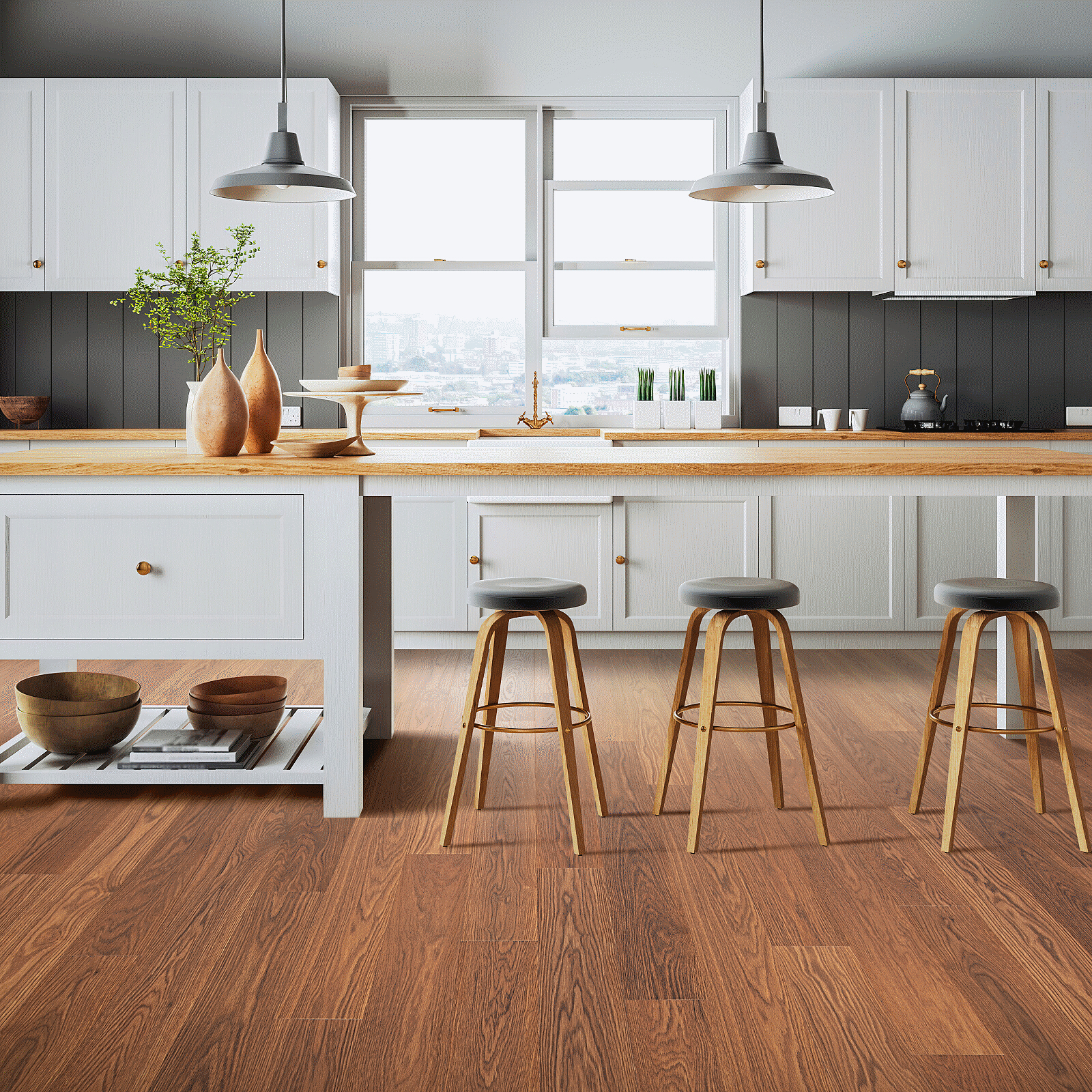 Sterlington - Smooth Amber Oak