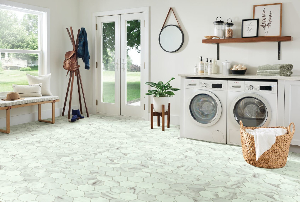 Modern Comfort Silver Honeycomb White