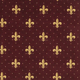 Fleur de Lis - Burgundy
