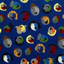 Joyful Faces - Blue