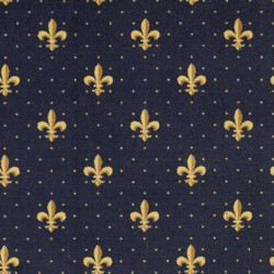 Fleur de Lis - Navy