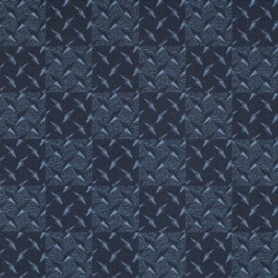 Diamond Plate Carpet Tile - Blue