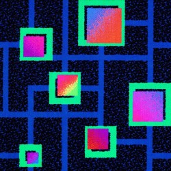 Fluorescent color swatch